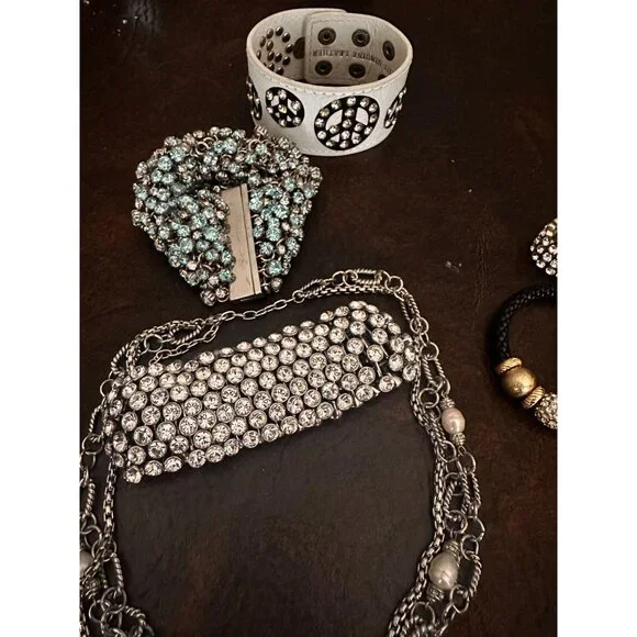 Gorgeous BLINGY lot of 6 assorted jewelry pieces - Picture 7 of 9